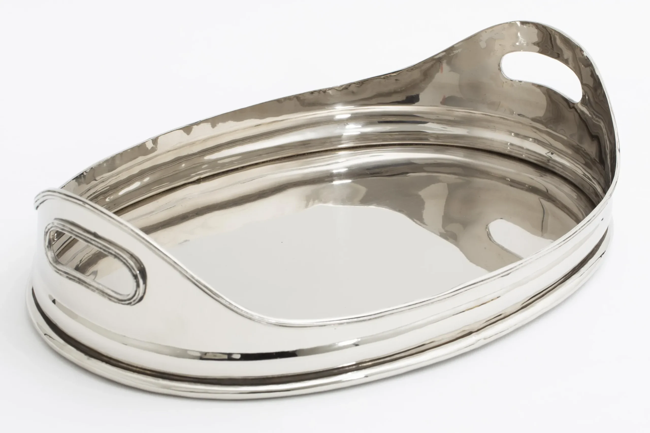 Katya, Tray, Oval, Nickel, S