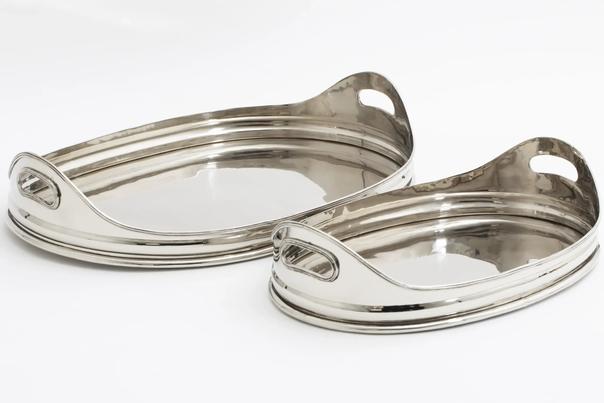Katya, Tray, Oval, Nickel, S