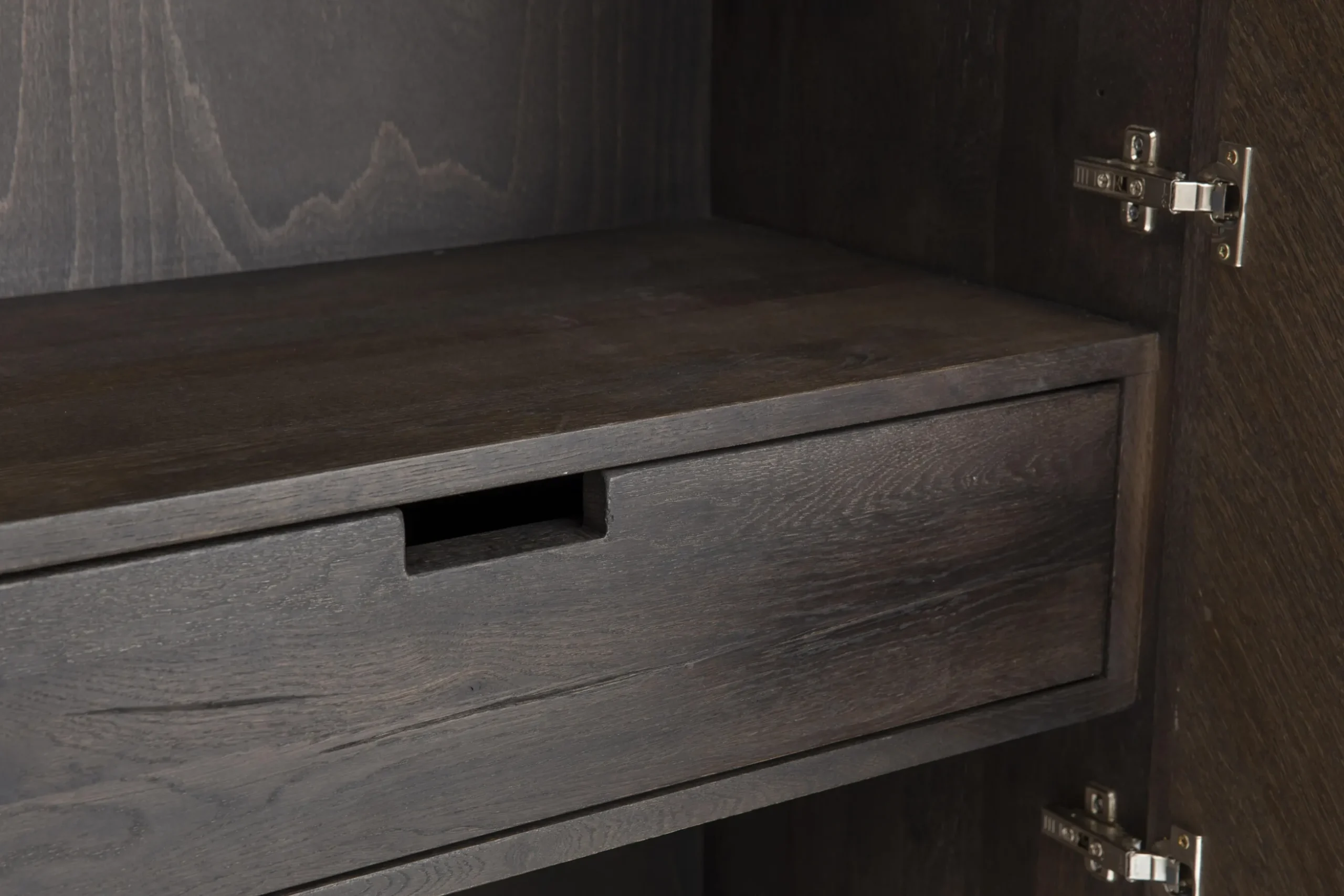 Lana, Cabinet, Dark Brown, 2 Doors