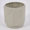 Laurena, Vase, Ceramic, Grey, S