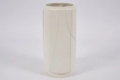 Laurena, Vase, Ceramic, Latte, L