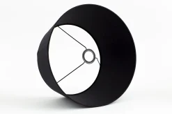 Lindro, Lampshade, Black, Cylinder, 40 Cm
