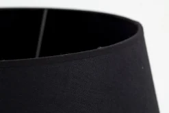 Lindro, Lampshade, Black, Cylinder, 35 Cm