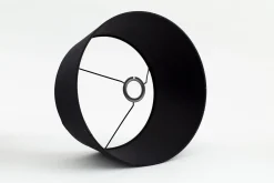 Lindro, Lampshade, Black, Cylinder, 35 Cm
