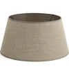 Lindro, Lampshade, Natural And Silver, Cylinder, 40 Cm