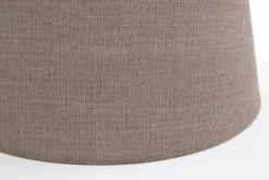 Lindro, Lampshade, Natural And Grey, Cylinder, 30 Cm