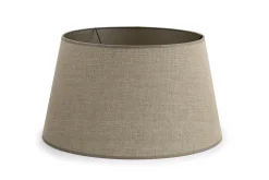 Lindro, Lampshade, Natural And Silver, Cylinder, 45 Cm