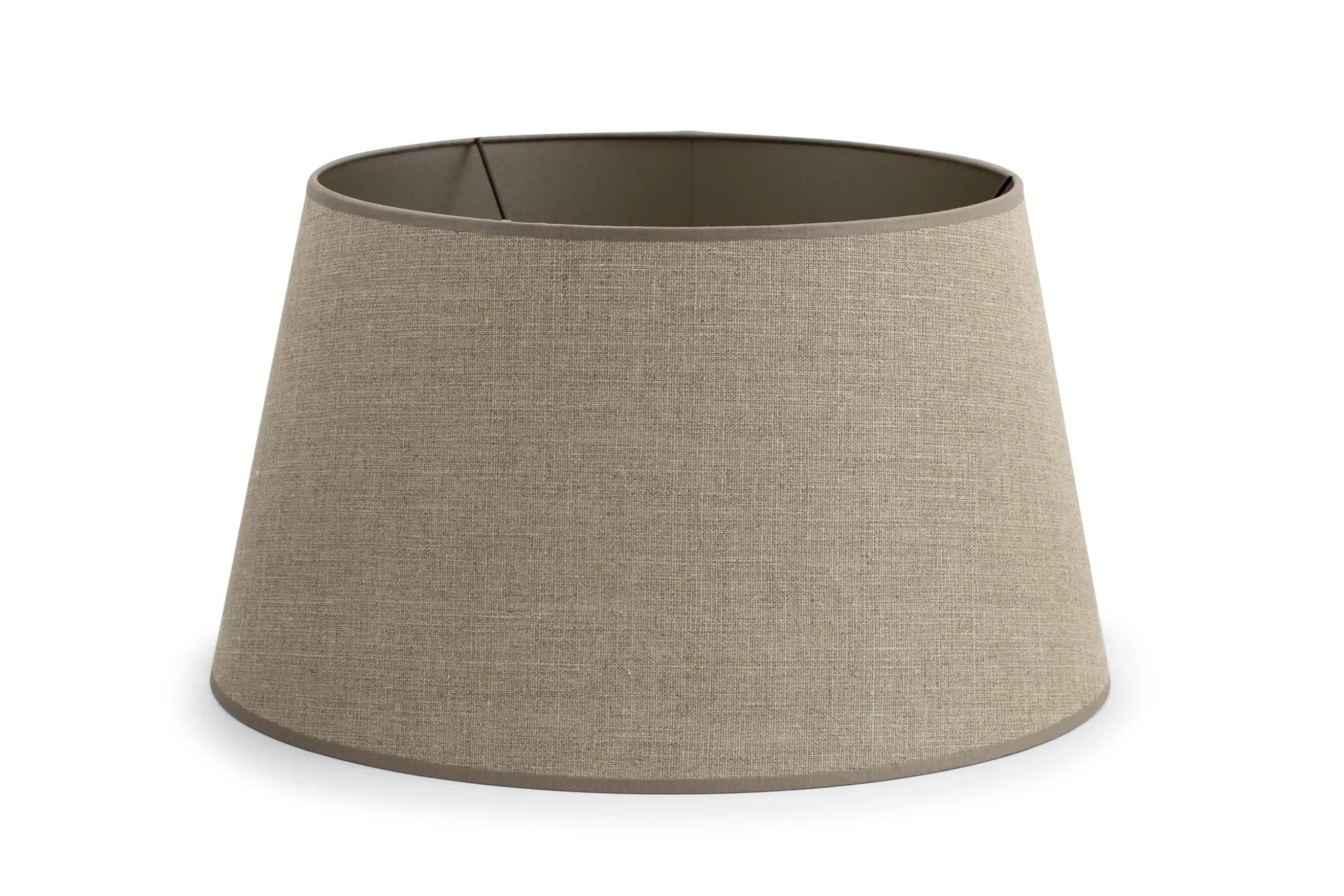 Lindro, Lampshade, Natural And Silver, Cylinder, 45 Cm
