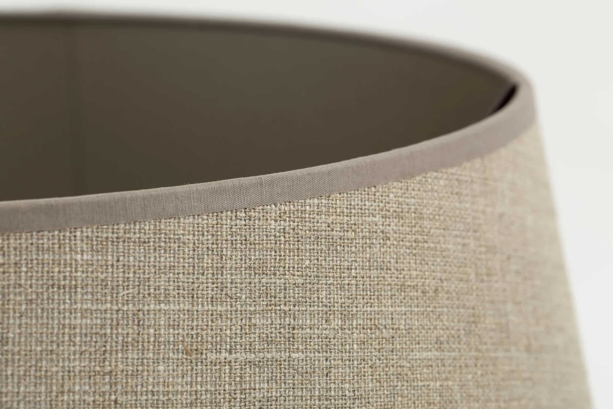 Lindro, Lampshade, Natural And Silver, Cylinder, 45 Cm