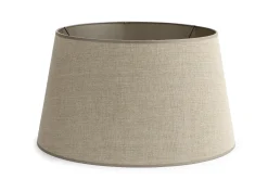 Lindro, Lampshade, Natural And Silver, Cylinder, 50 Cm