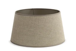 Lindro, Lampshade, Natural And Silver, Cylinder, 35 Cm