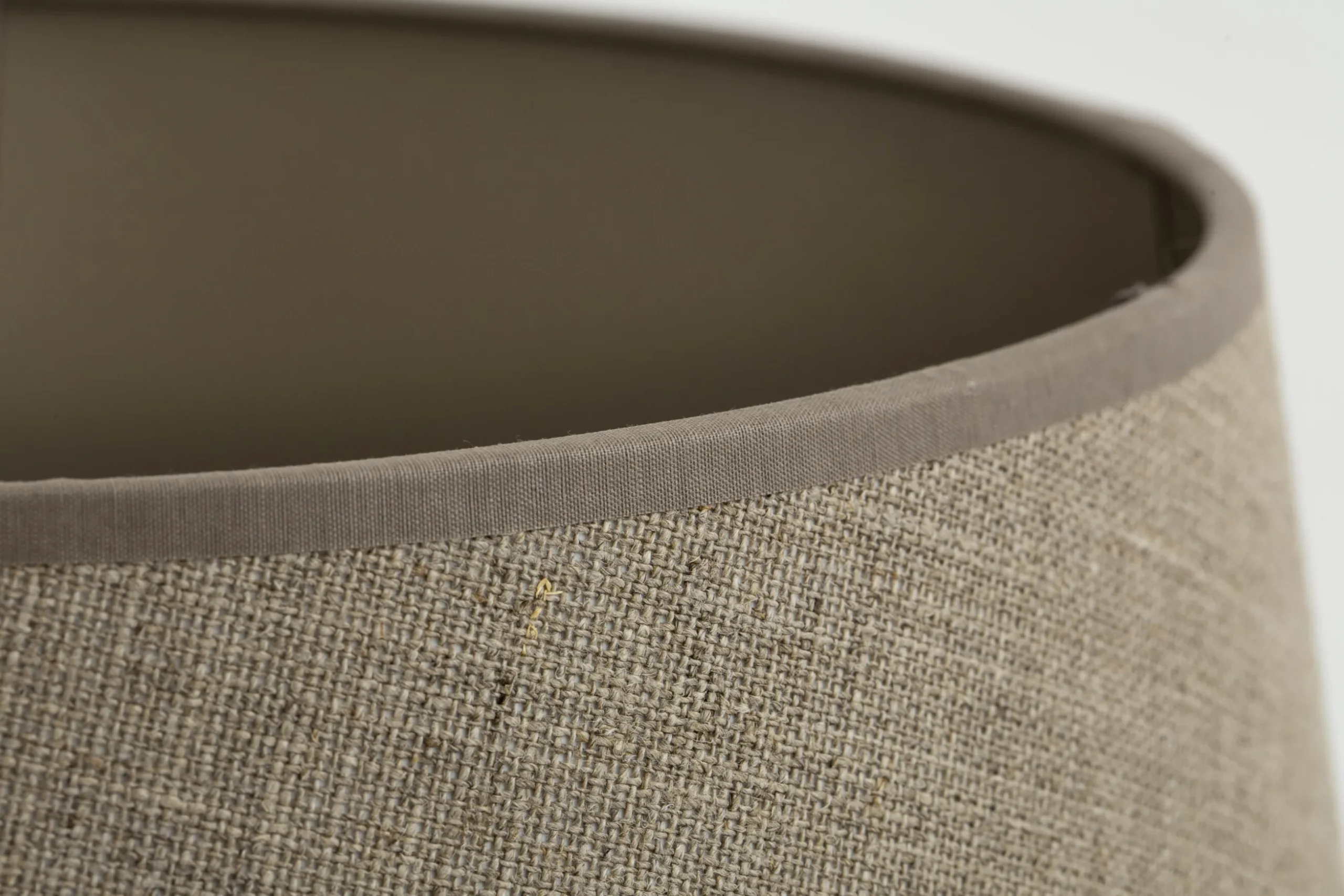 Lindro, Lampshade, Natural And Silver, Cylinder, 35 Cm