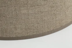 Lindro, Lampshade, Natural And Silver, Cylinder, 30 Cm