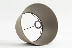 Lindro, Lampshade, Natural And Silver, Cylinder, 30 Cm