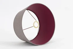 Lindro, Lampshade, Purple, Cylinder, 35 Cm