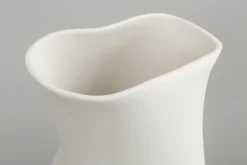 Lorena, Vase, Ceramic, White, Model 1