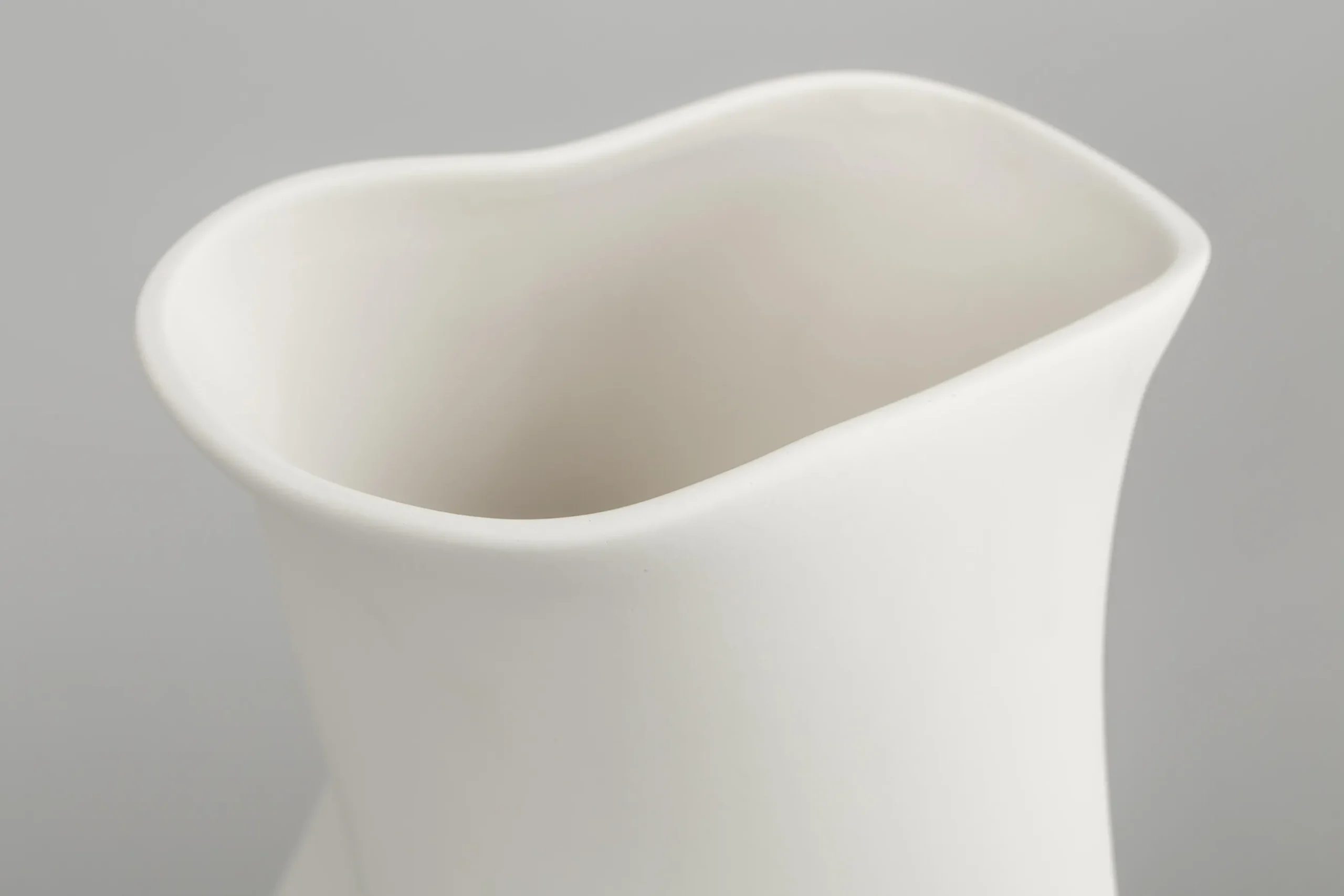 Lorena, Vase, Ceramic, White, Model 1
