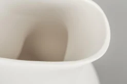 Lorena, Vase, Ceramic, White, Model 1