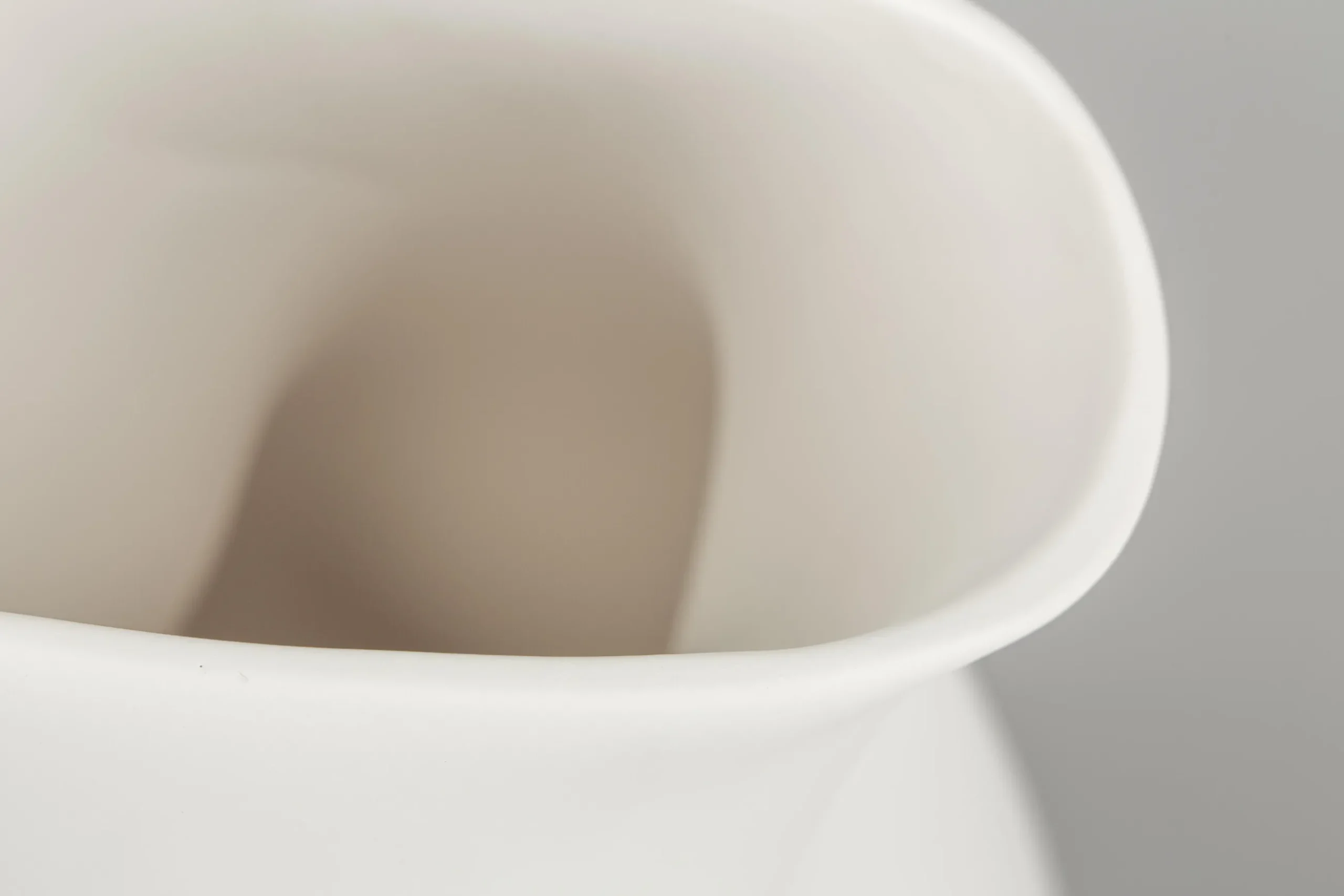 Lorena, Vase, Ceramic, White, Model 1
