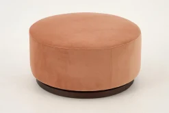 Lucas, Pouf, Rotatable, O 60, Pink