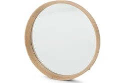 Lucente, Mirror, Oak, Round, 46Cm