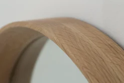 Lucente, Mirror, Oak, Round, 46Cm