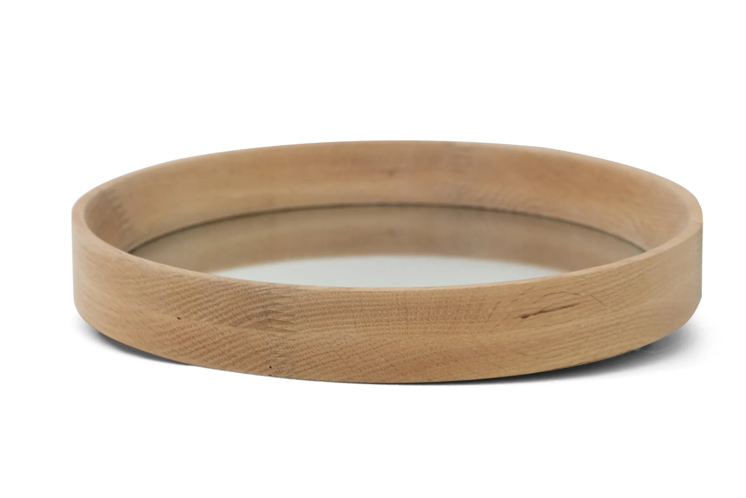 Lucente, Mirror, Oak, Round, 46Cm