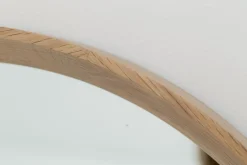 Lucente, Mirror, Oak, Round, 33Cm