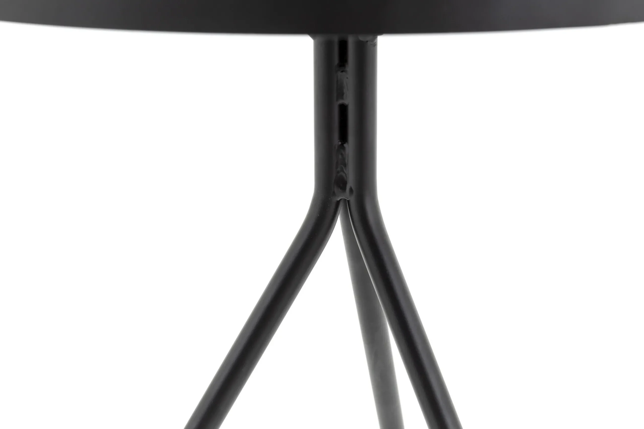 Madison, Side Table, Oak And Metal, Round, 45 Cm, Dark Brown