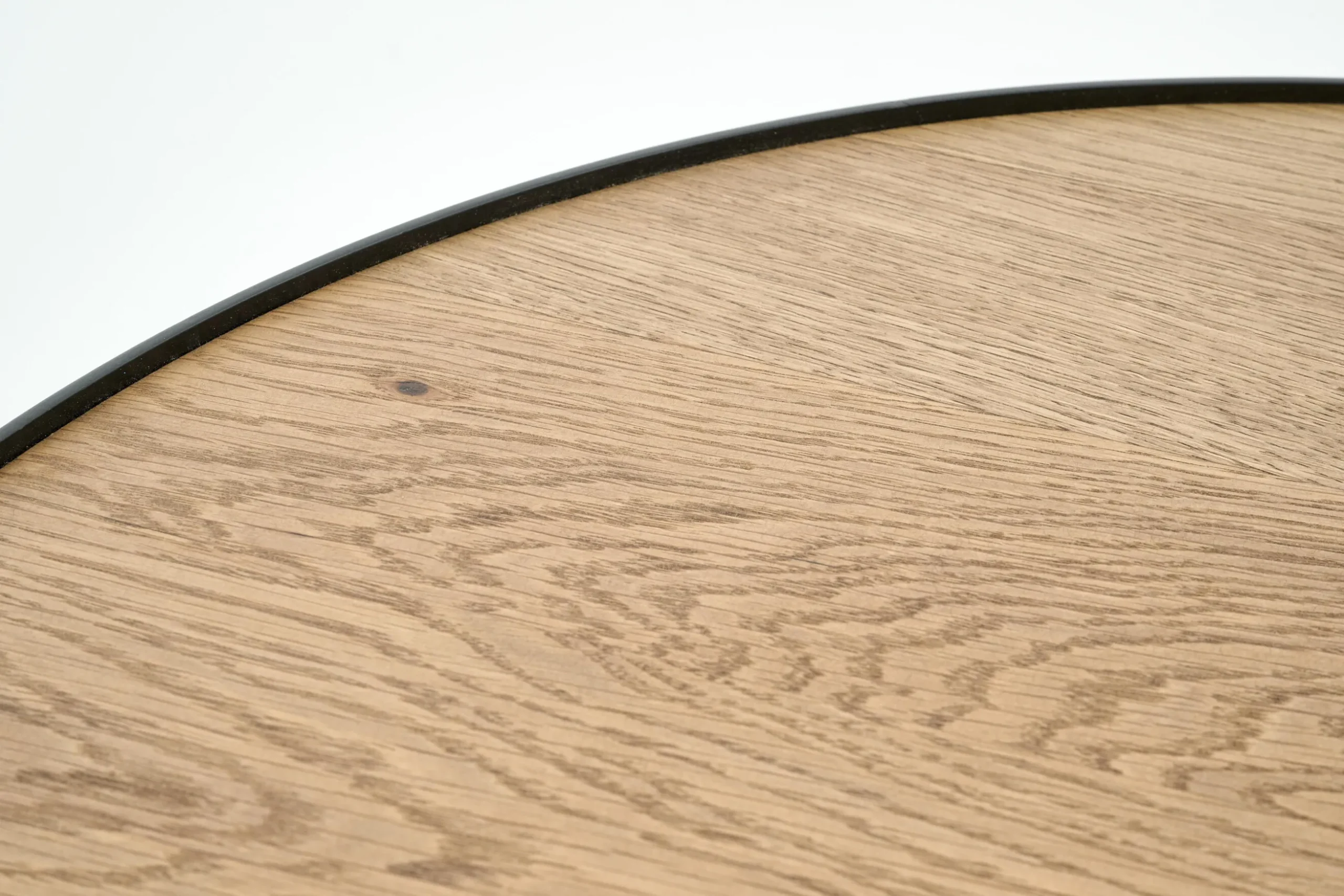 Madison, Side Table, Oak And Metal, Round, 60 Cm, Light Brown
