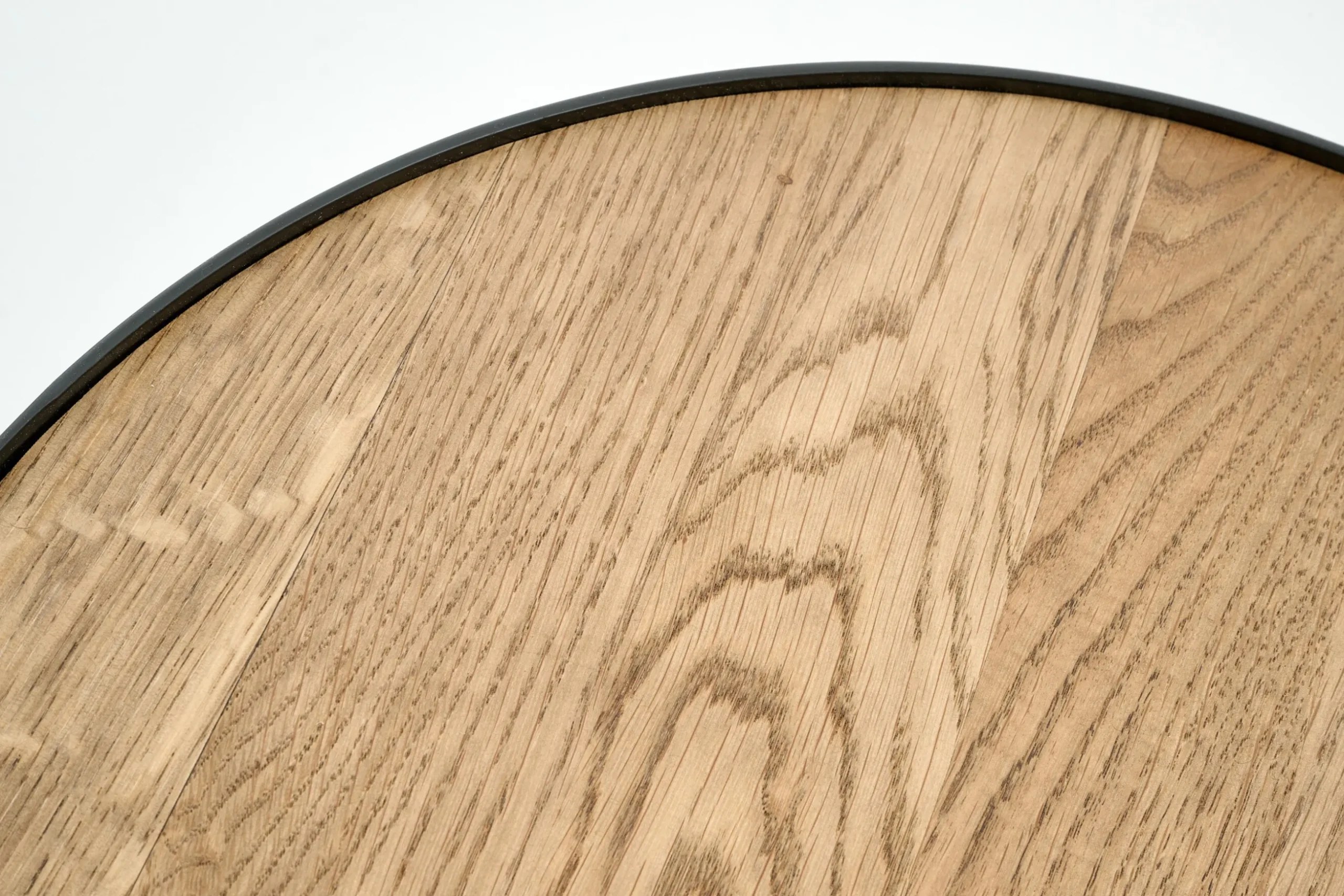 Madison, Side Table, Oak And Metal, Round, 45 Cm, Light Brown