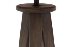 Maeve, Table Lamp With Shade, Wood And Raffia