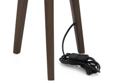 Maeve, Table Lamp With Shade, Wood And Raffia