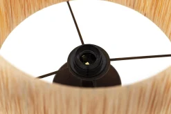 Maeve, Table Lamp With Shade, Wood And Raffia