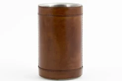 Manhattan, Bottle Holder, Brown Leather
