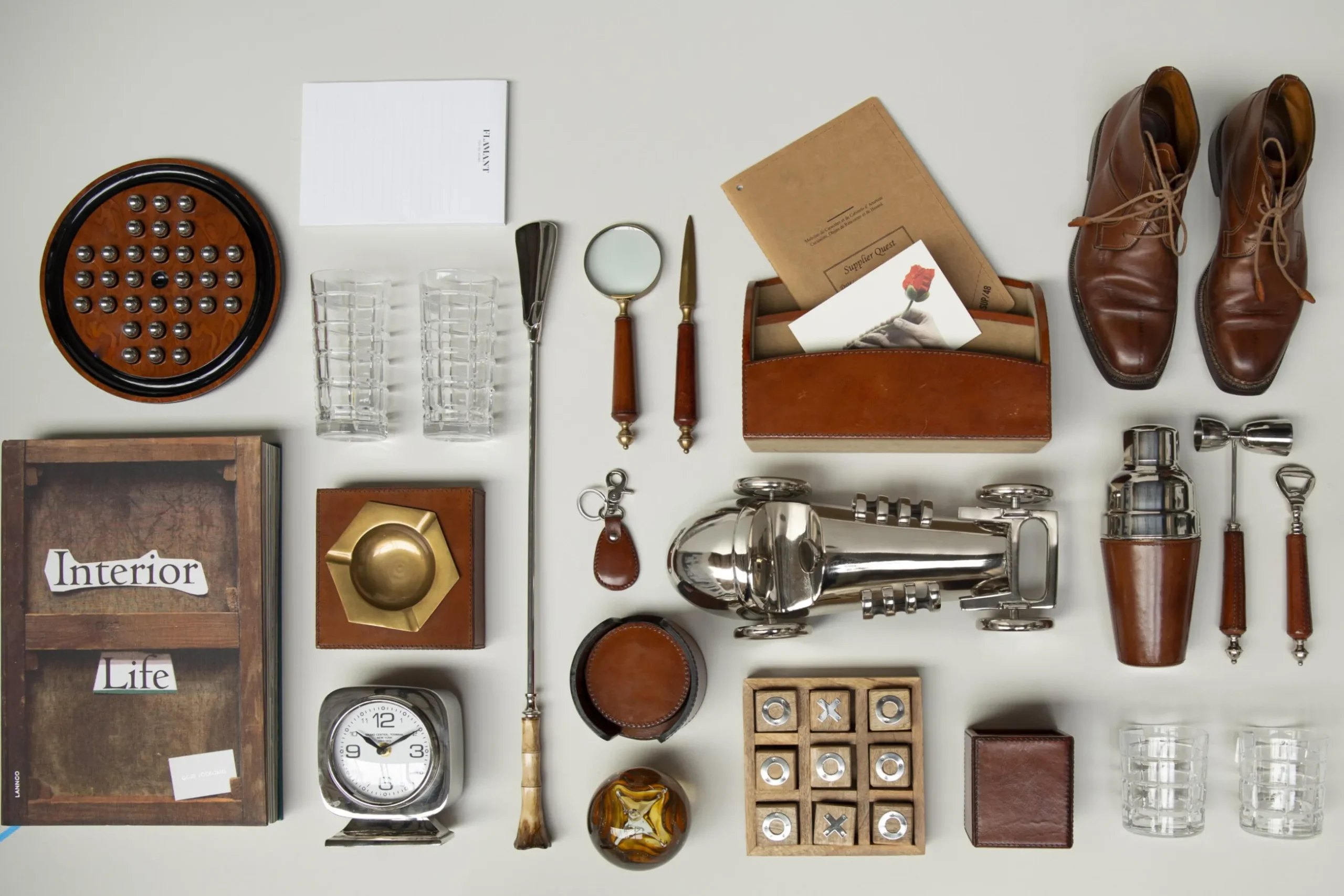 Manhattan, Bottle Opener, Brown Leather