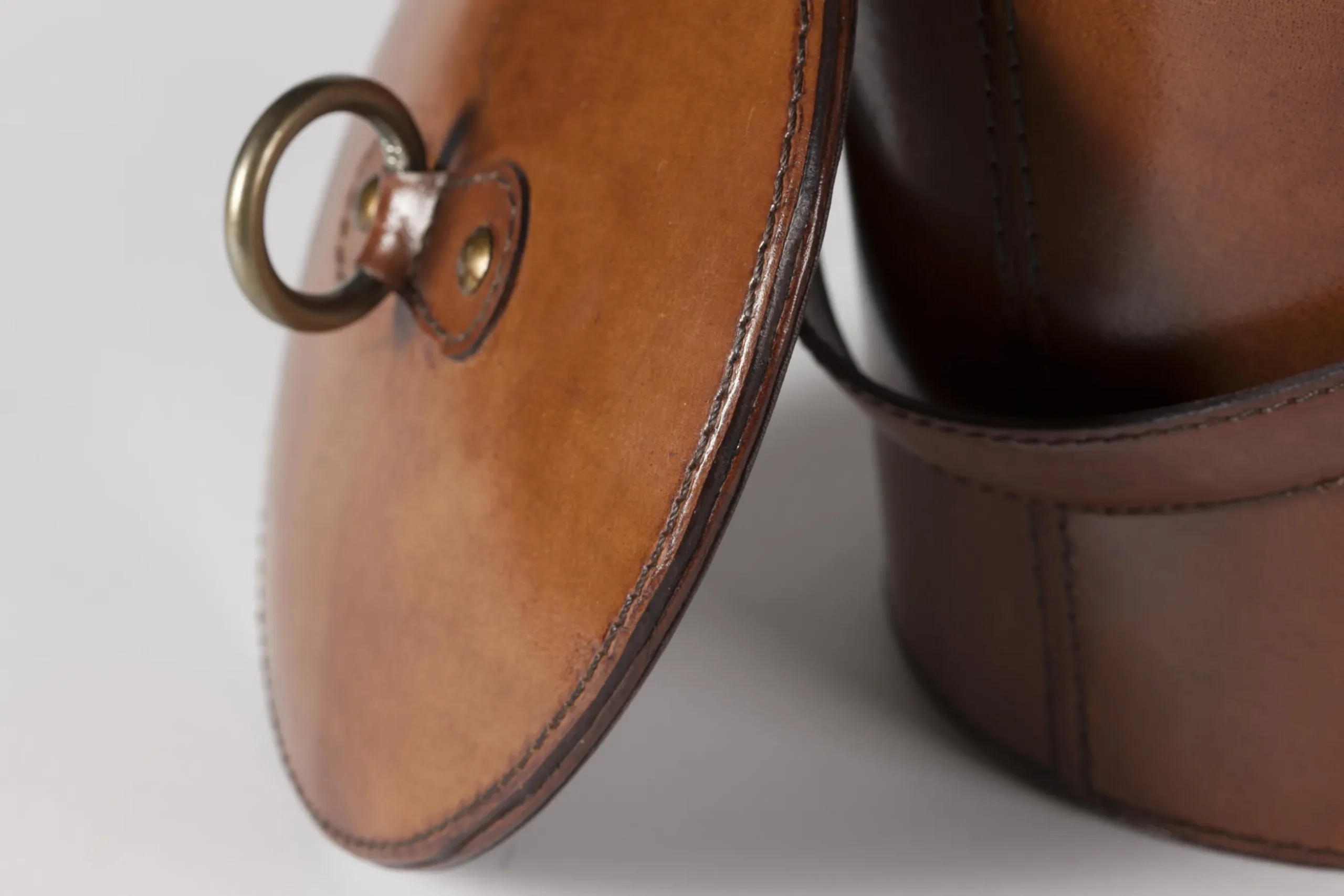 Manhattan, Ice Bucket, Brown Leather