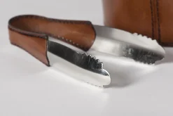 Manhattan, Ice Bucket, Brown Leather