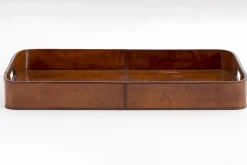 Manhattan, Tray, Brown Leather