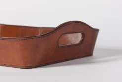Manhattan, Tray, Brown Leather