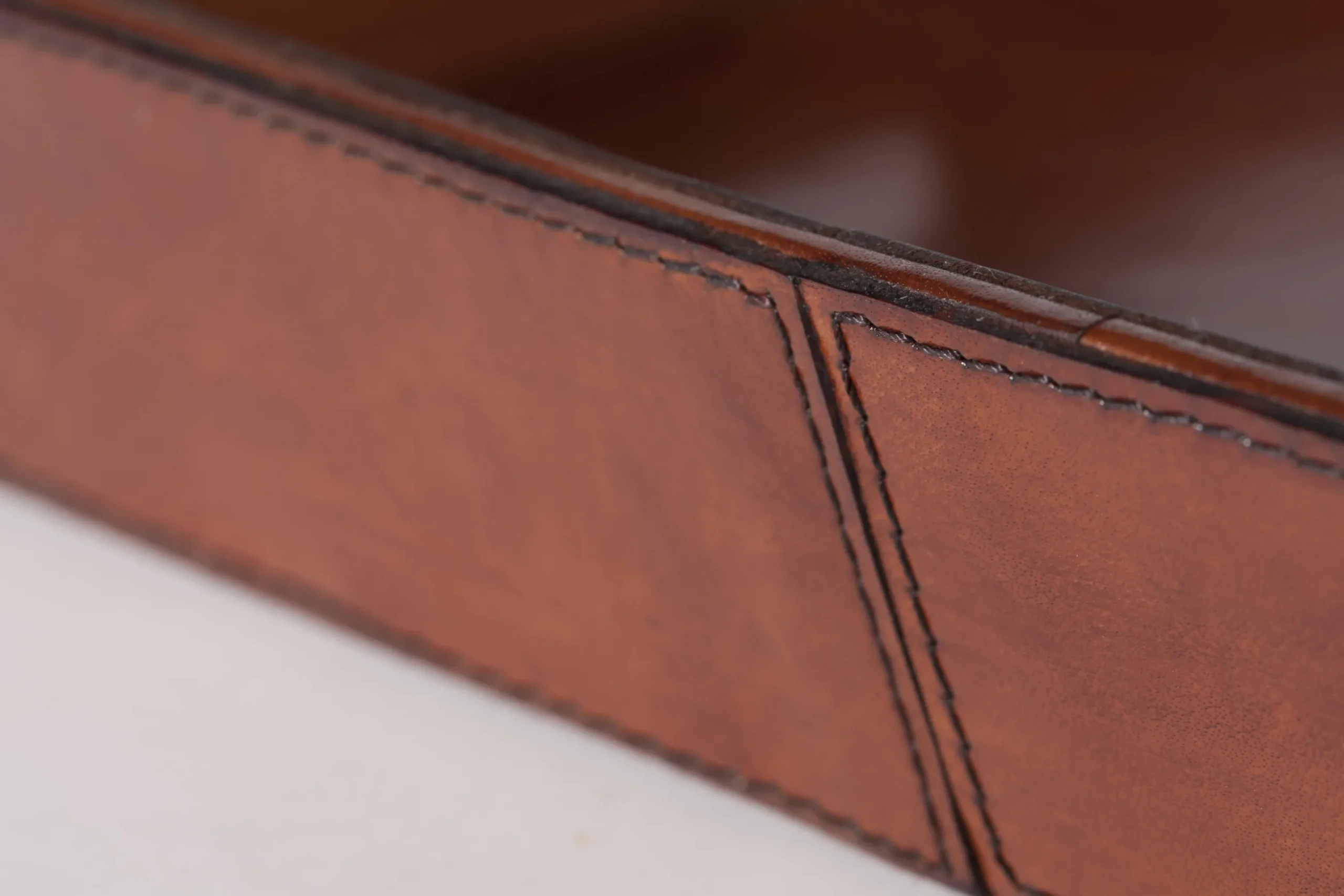 Manhattan, Tray, Brown Leather