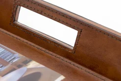 Manhattan, Tray, Brown Leather