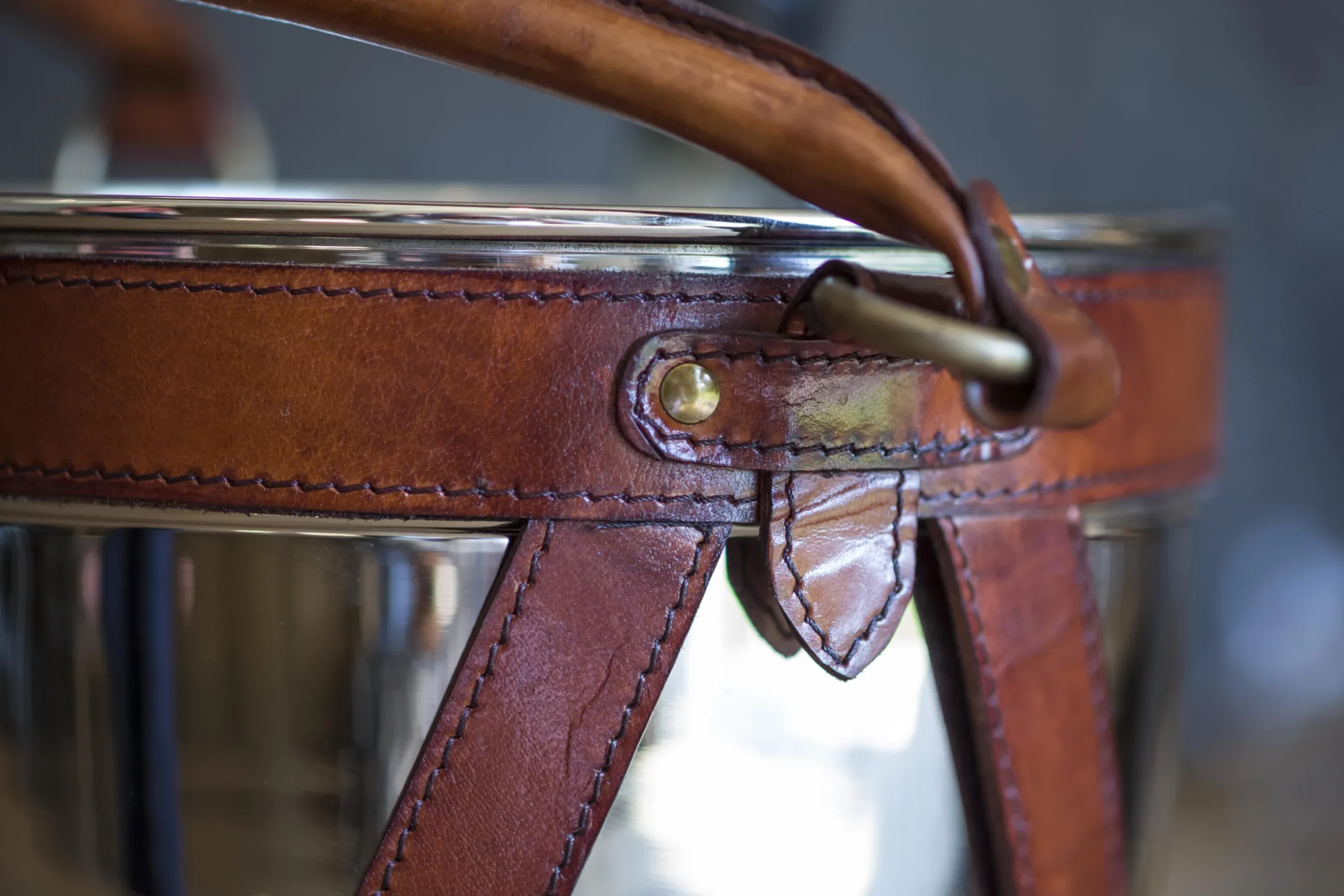 Manhattan, Wine Cooler, Brown Leather Handle