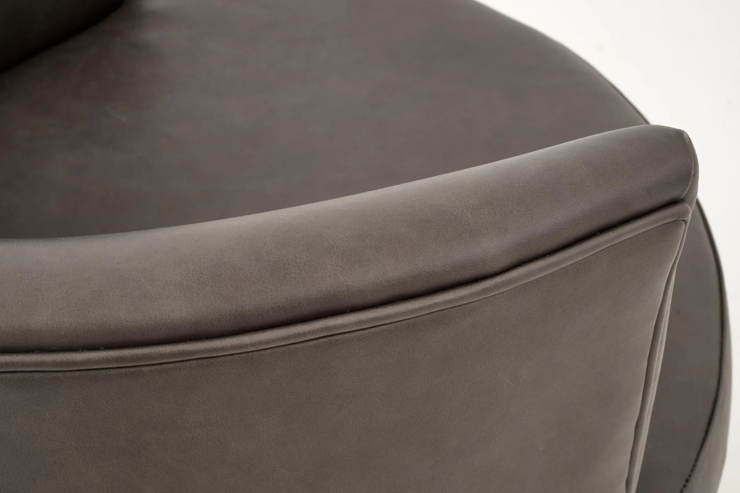 Marchetti, Armchair, Leather Black, Rotatable