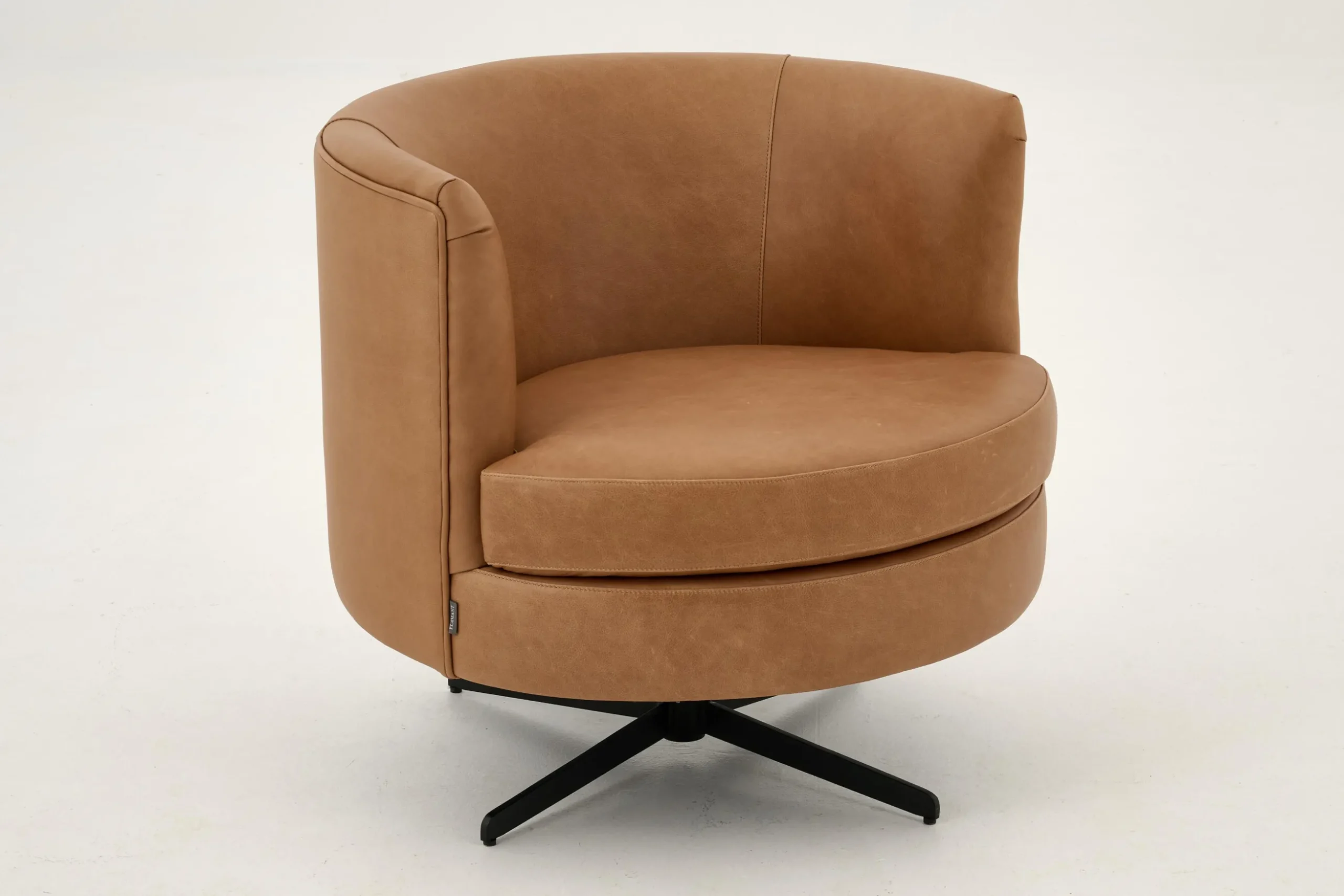 Marchetti, Armchair, Leather Cognoac, Rotatable