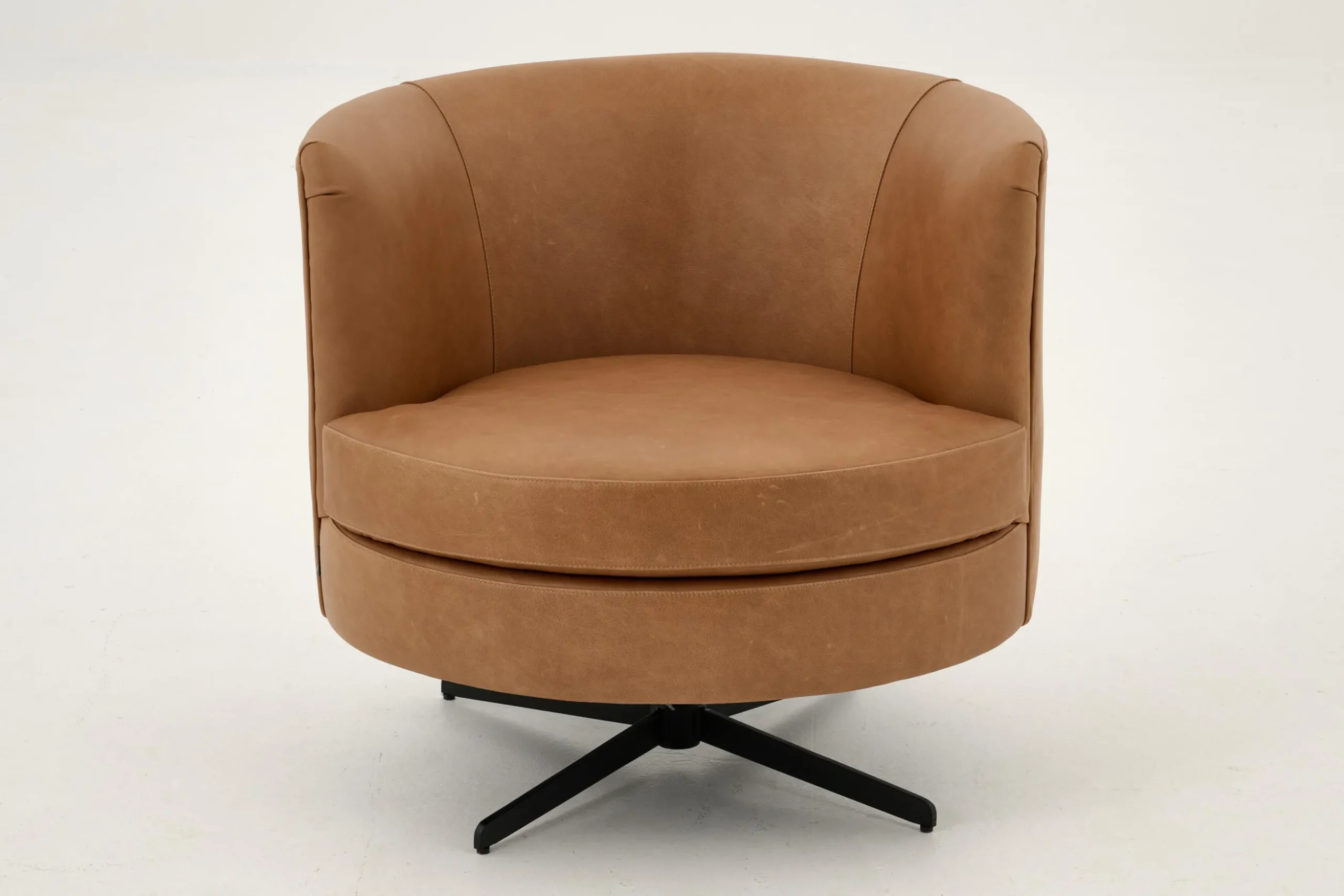 Marchetti, Armchair, Leather Cognoac, Rotatable