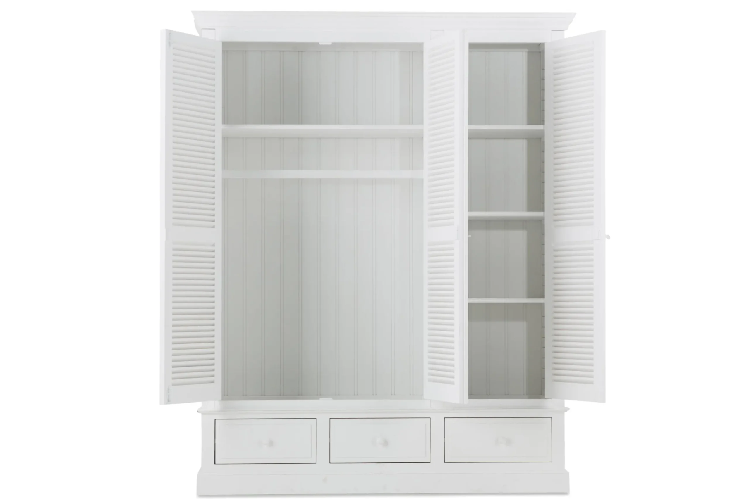 Marie, Wardrobe, White, 3 Doors