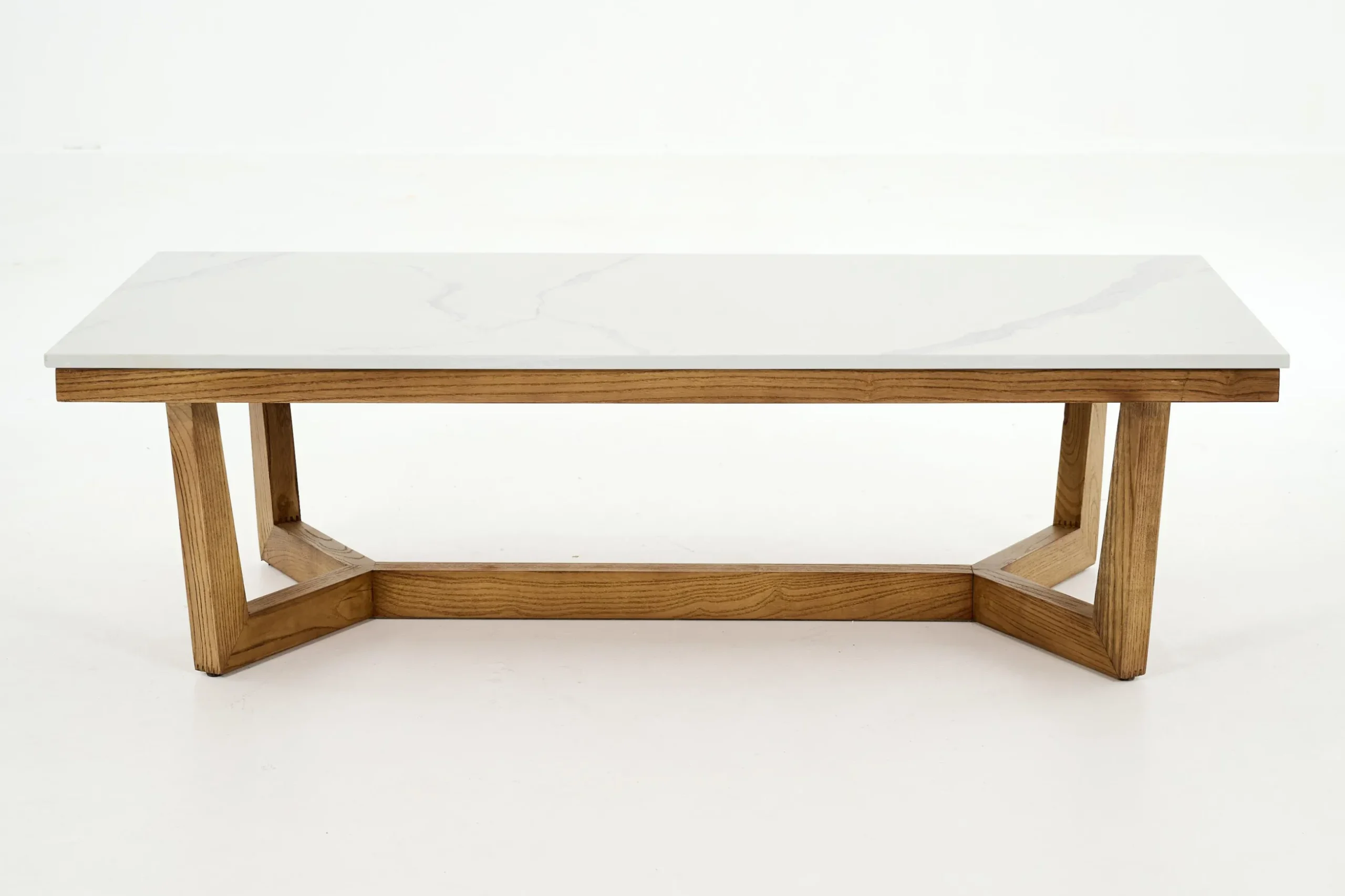 Marnix, Coffee Table, Oak And Stone, 140X70