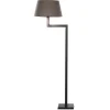 Martha, Floor Lamp, Brown/Black, Brass
