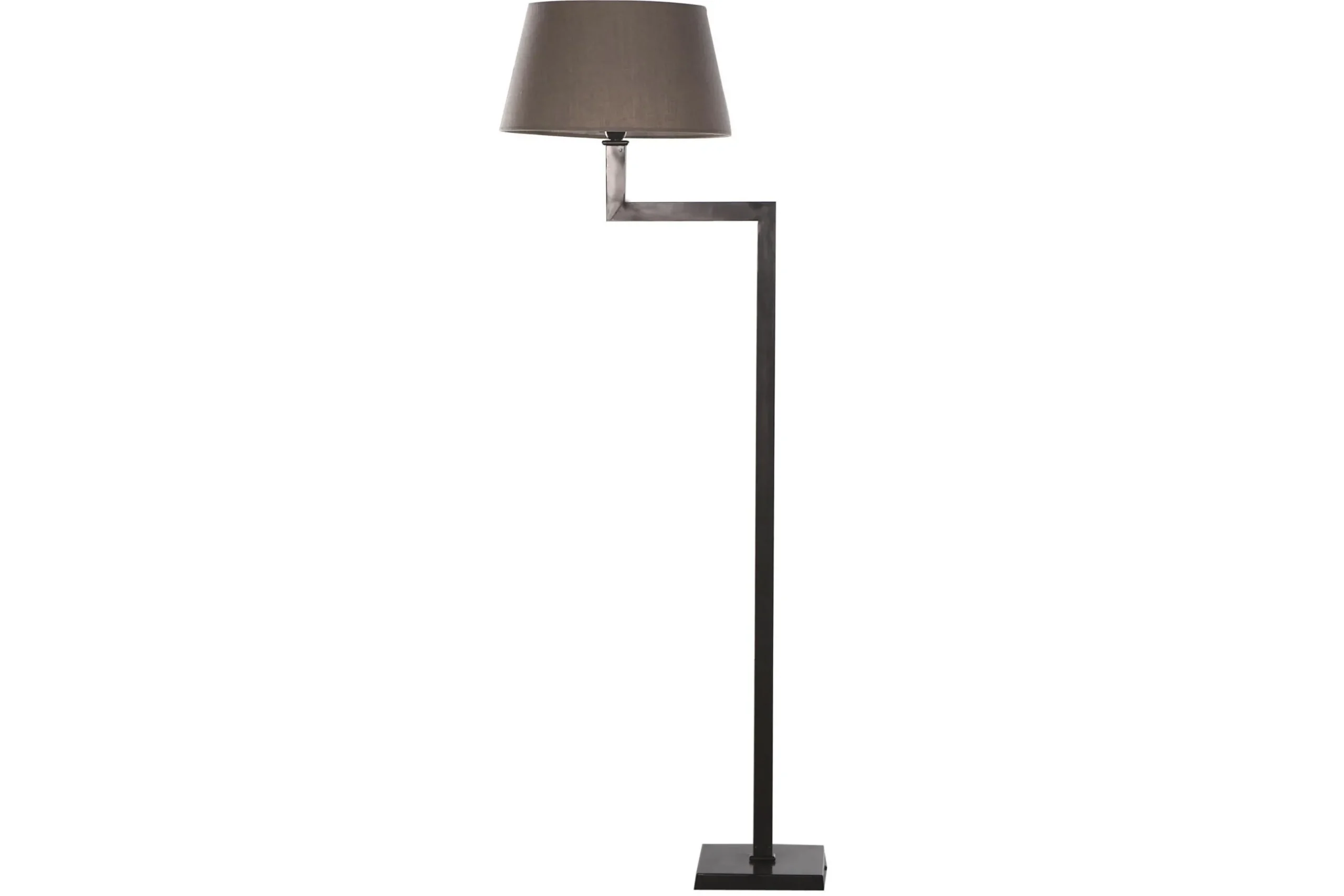 Martha, Floor Lamp, Brown/Black, Brass